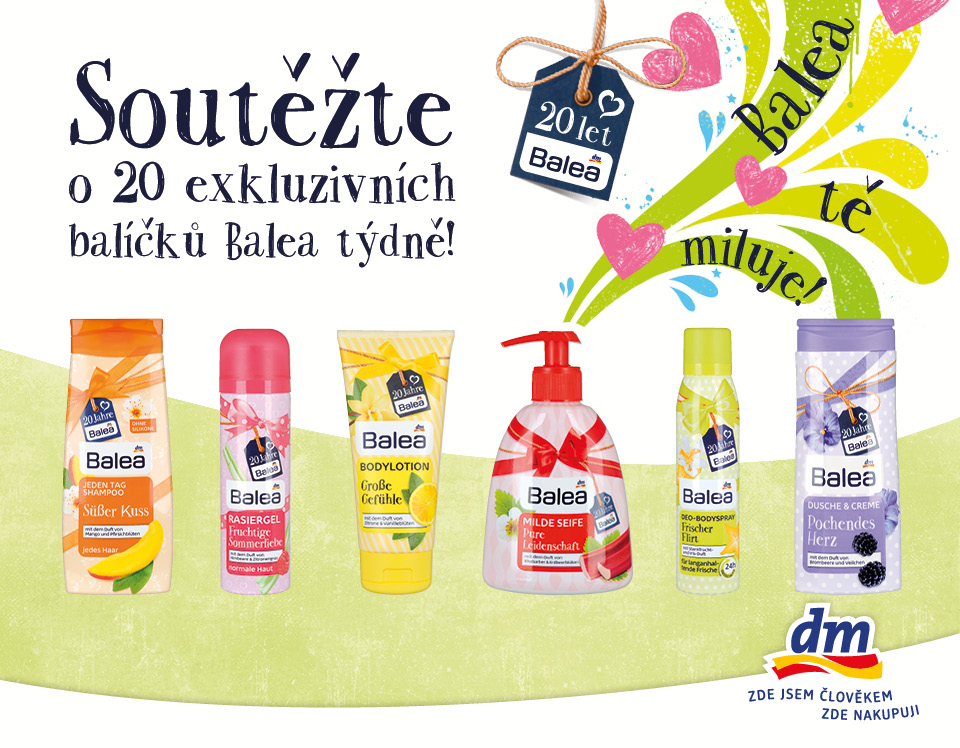 Oblíbená dm značka Balea slaví 20. narozeniny!